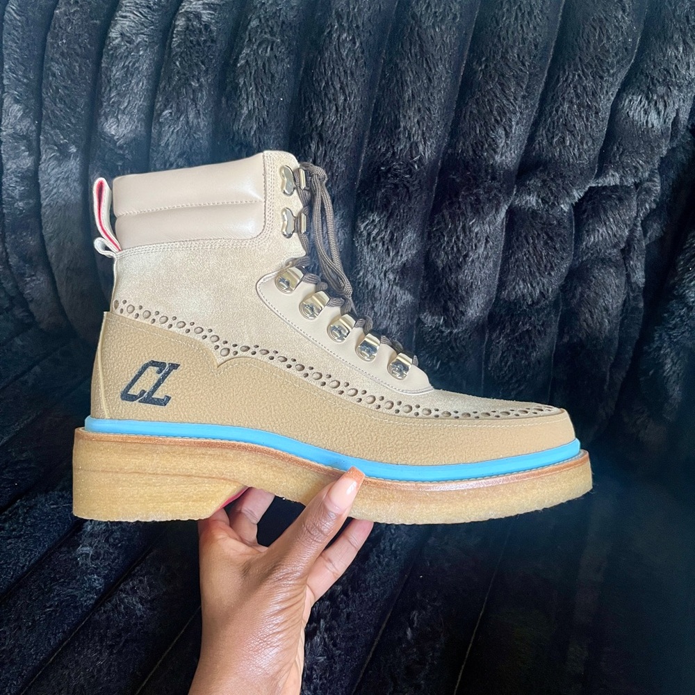 Christian Louboutin Suede Hiking Boots